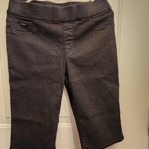 Nine West Jeans, Black Heidi Pull On Skims, Size 8